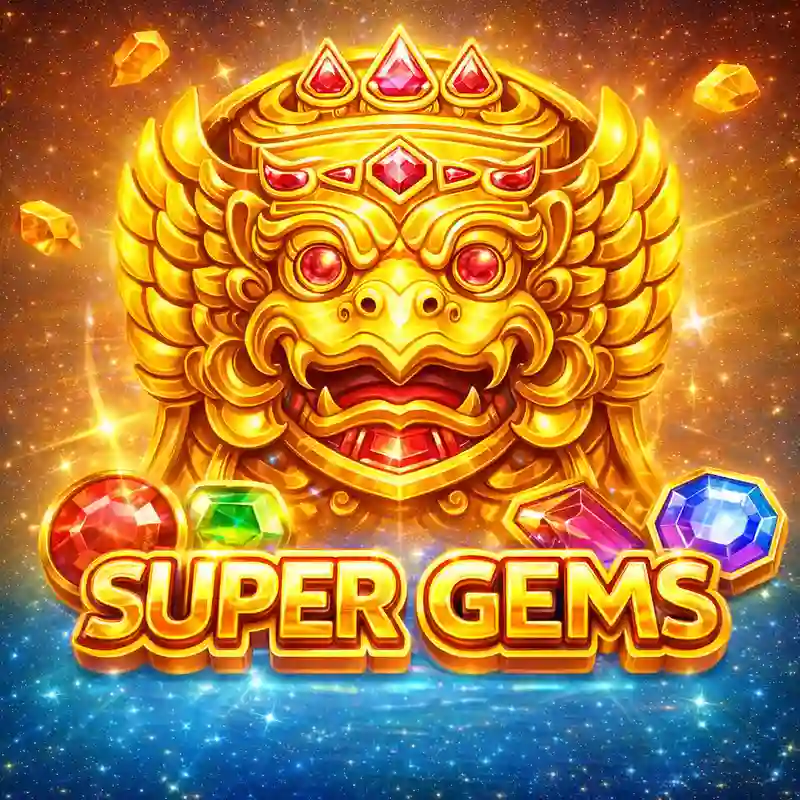 SUPER GEMS online casino slot game by one x bet
